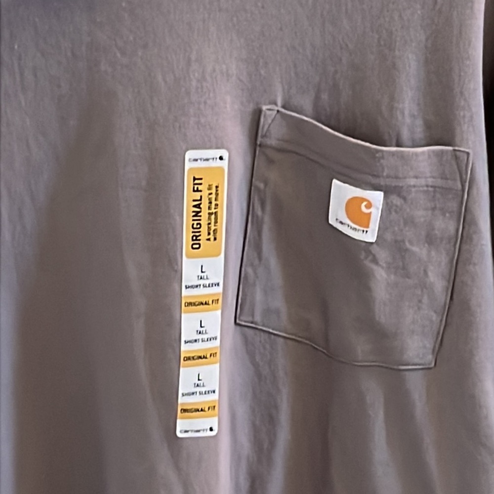 Carhartt Men Tall Relaxed Fit Short Sleeve Top - Picture 3 of 5